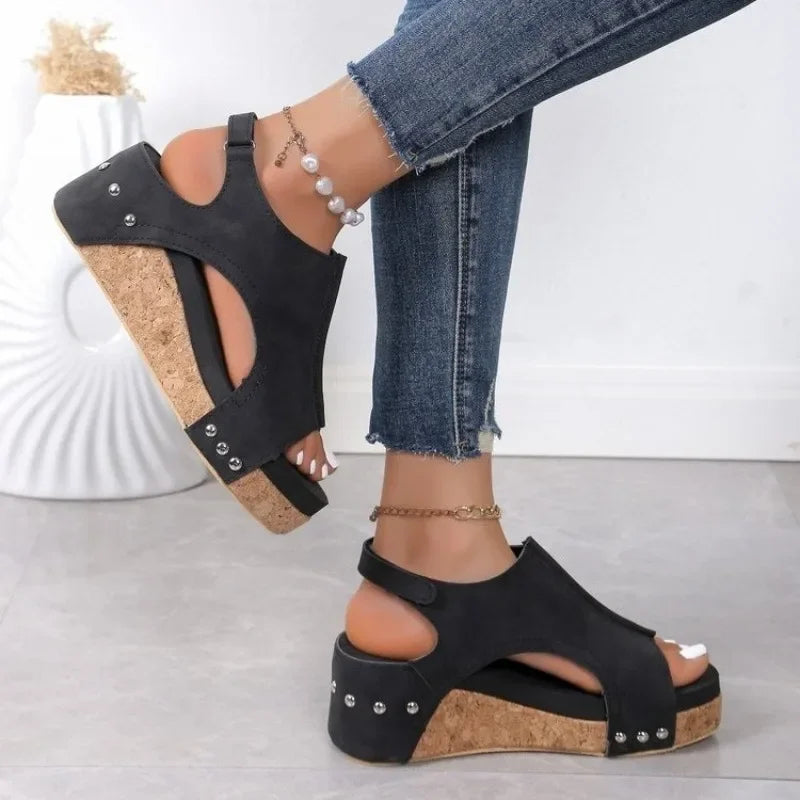 Moderne Wedge Sandaler for Kvinner