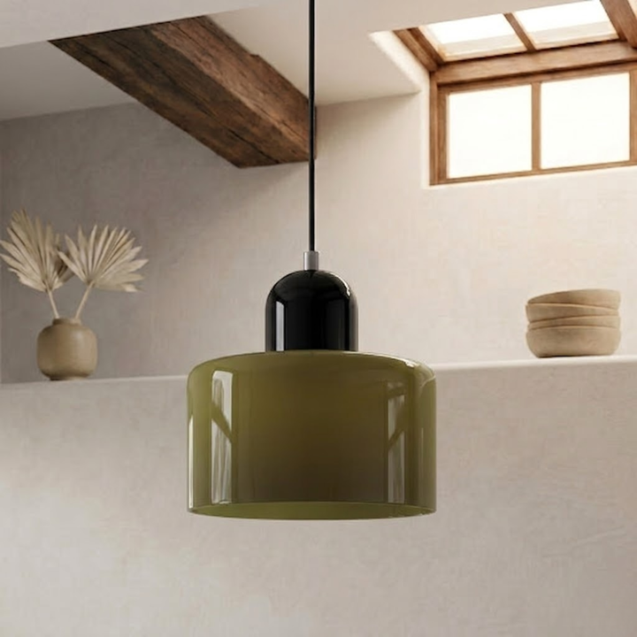 Ringformet taklampe med utvidet halo-design