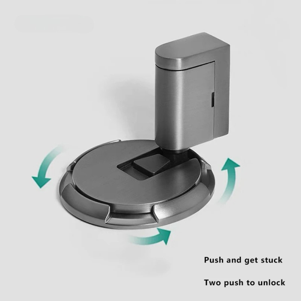 Ingen Boring Magnetisk Dørstopper Gulvmontering