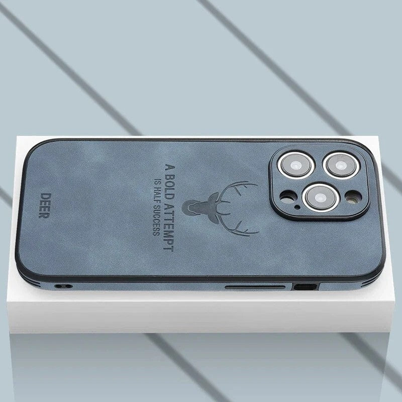 Luksuriøst iPhone-deksel i hjorteskinn - Veltro