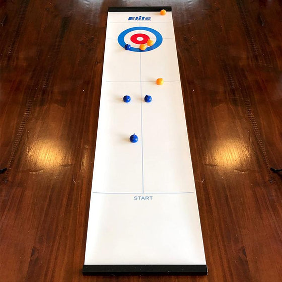 Miniatyr Curling-spill for Hjemmet med Glatte Steiner og Magnetiske Køller