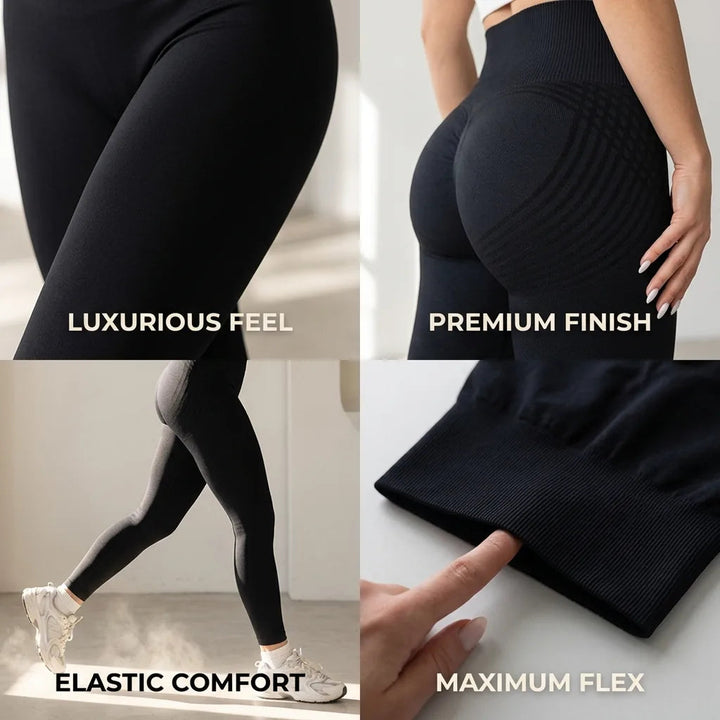 Curvay 3D Sculpt-leggings - cellulittglattende kompresjon