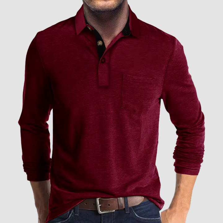Trendy Menns Polo Skjorte