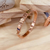 Trinnet Armbånd Glitrende Bangle