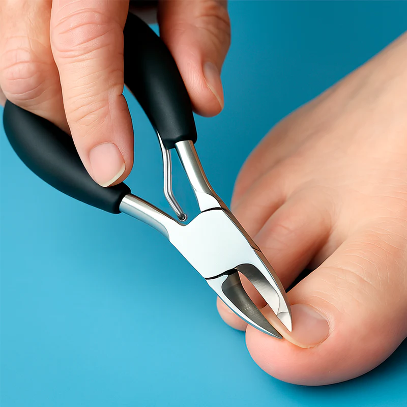 Neglklipper for Eldre, Skarp, Ergonomisk og Ideell for Tykke Negler