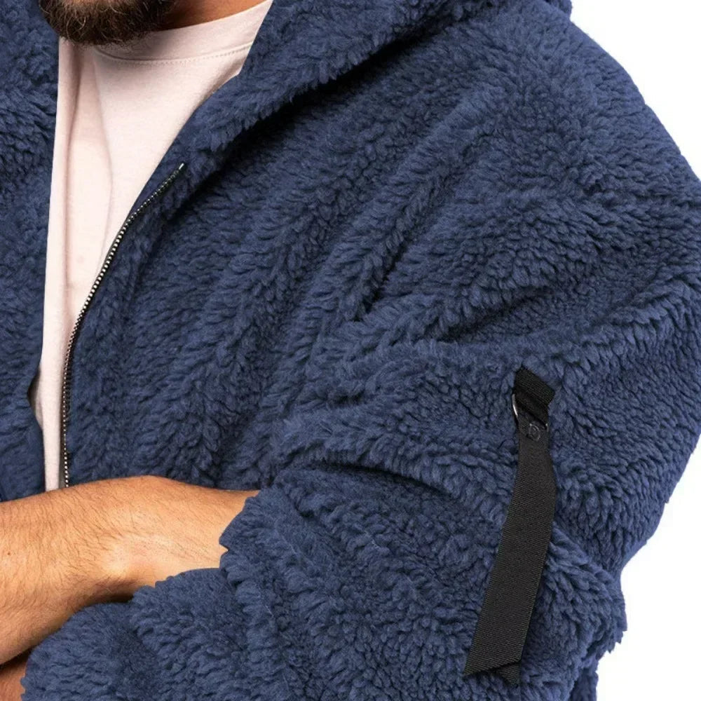 Reversibel Fleece Jakke for Menn