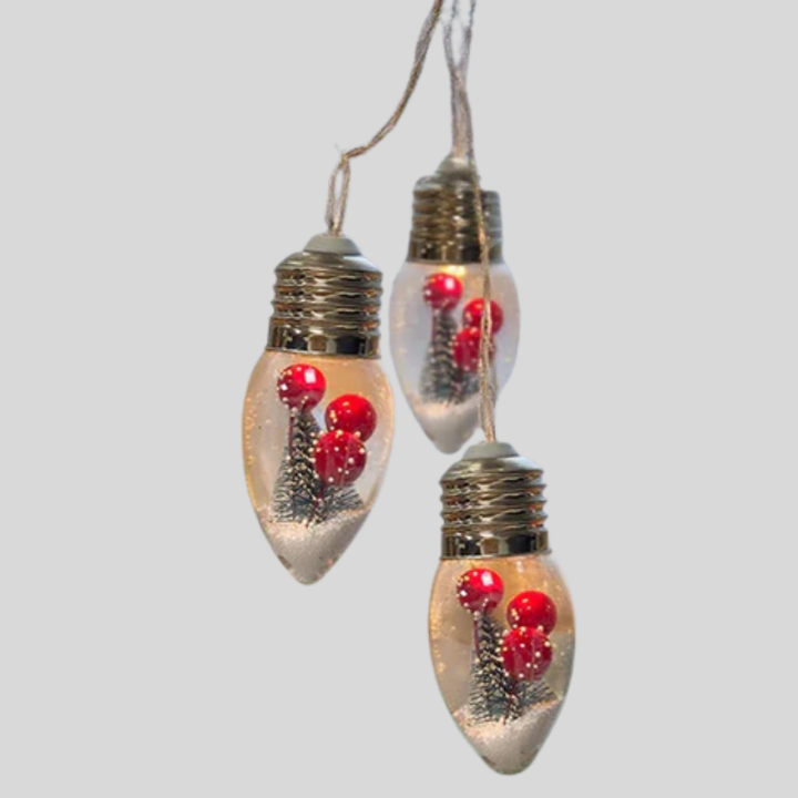 Snø Globe Lampe Langs Lamper