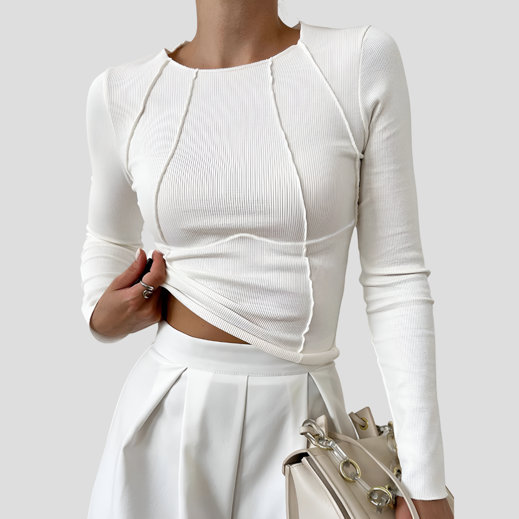 Delian – Basic Langermet Kvinners Top