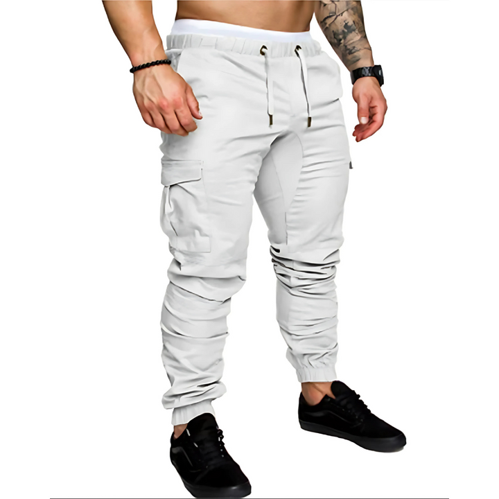 Robuste Multi-Lommer Cargo Joggers for Menn