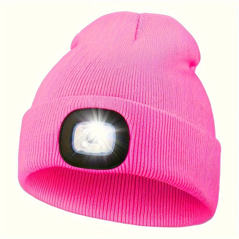 Unisex Lue med LED-lys – Praktisk Belysning for Kveldsturer