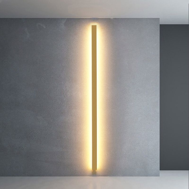 Arisha Minimalistisk Lineær Vegglampe LED Gull/Svart/Hvit Soverom