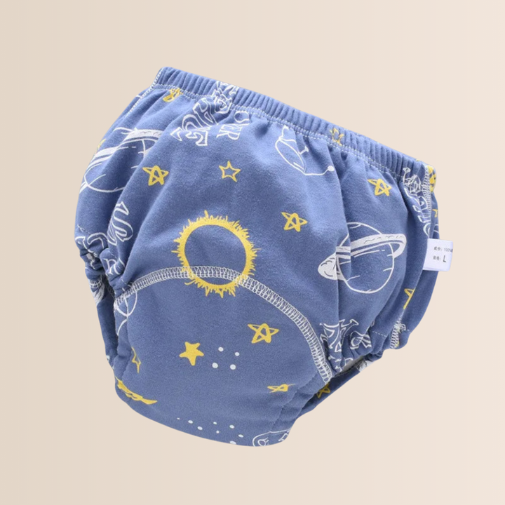 Gjenbrukbare 6-lags bomull baby treningsbukser