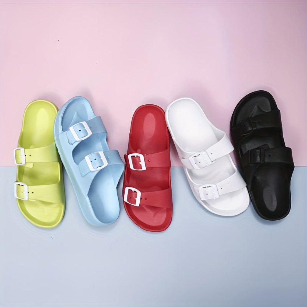 Menns Dobbel Spenne Sandal