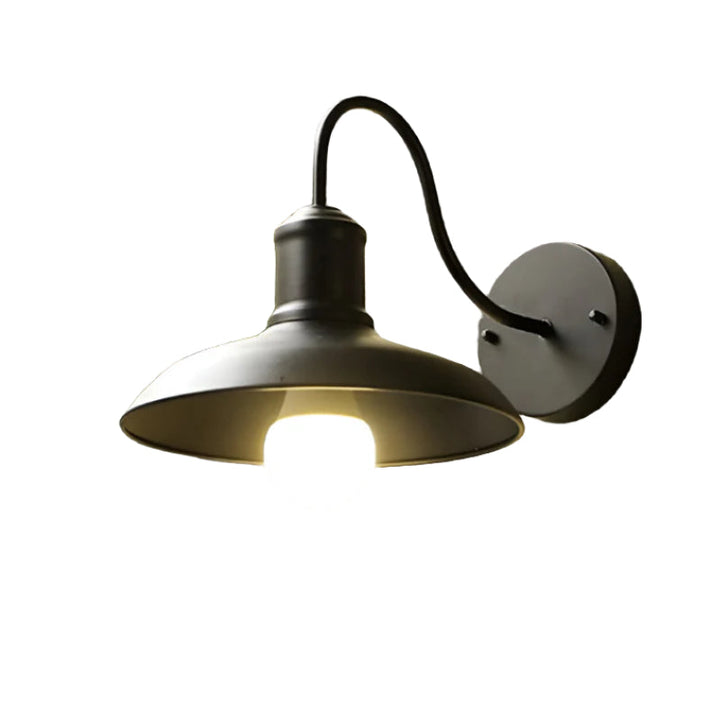 Vintage Industriell Utendørs Vegglampe i Jern LED 1 Lyskilde
