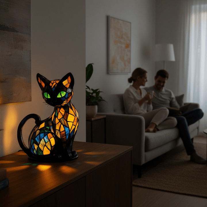 FELILUX – Lekent LED-nattlys for katter med mykt stemningslys