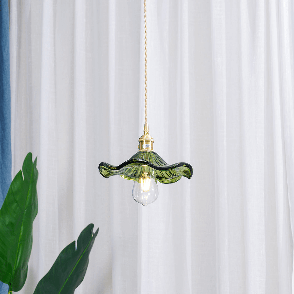 Hibiscus-hengelampe - koselig LED-belysning