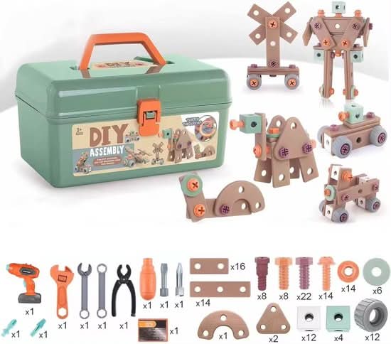BUILDMASTER – verktøysett for kreative barn fra 3 år