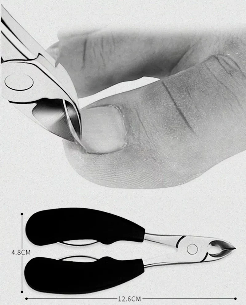 Neglklipper for Eldre, Skarp, Ergonomisk og Ideell for Tykke Negler