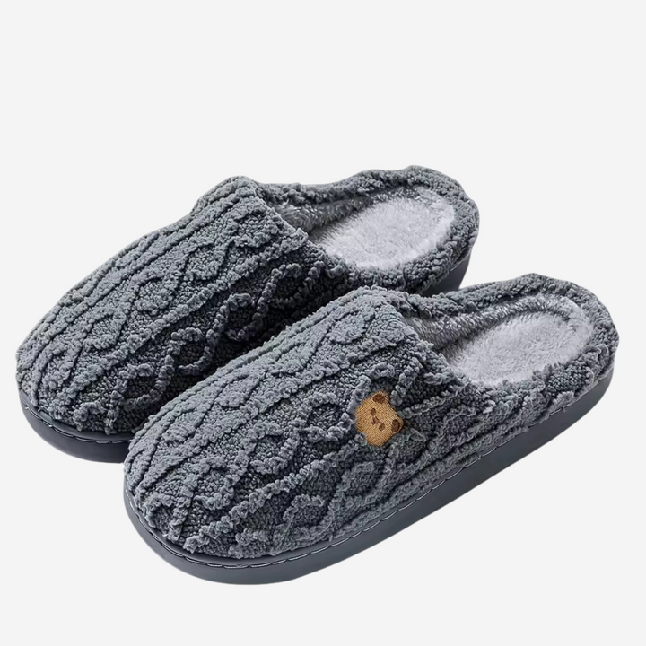 Varme Plush Tøfler for Kvinner