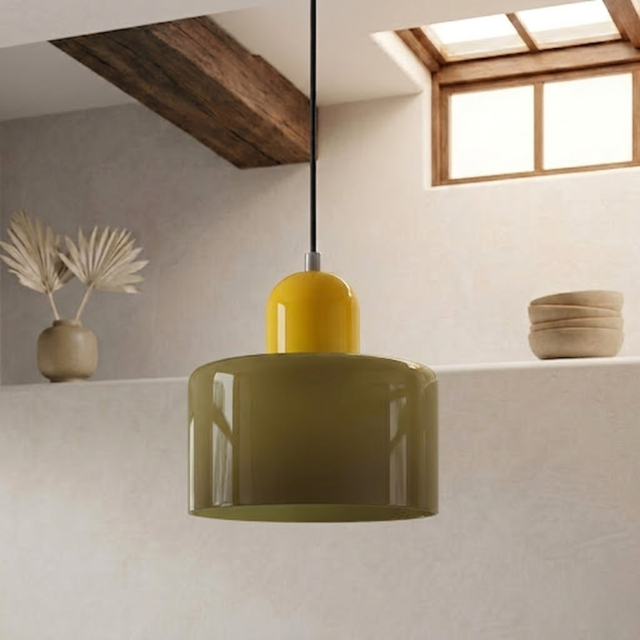 Ringformet taklampe med utvidet halo-design