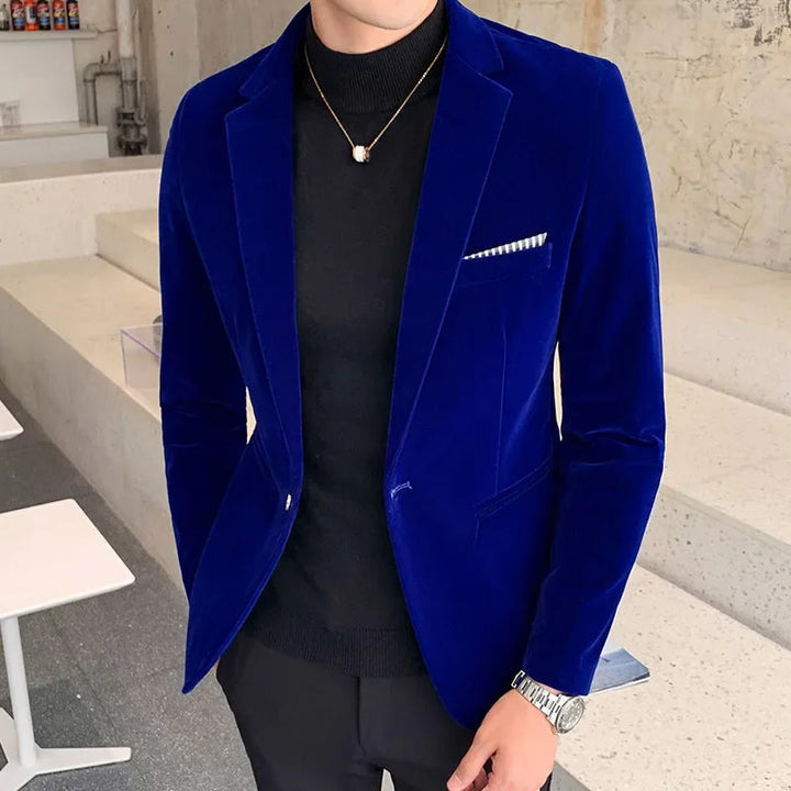 Luksus Velur Blazer for Menn