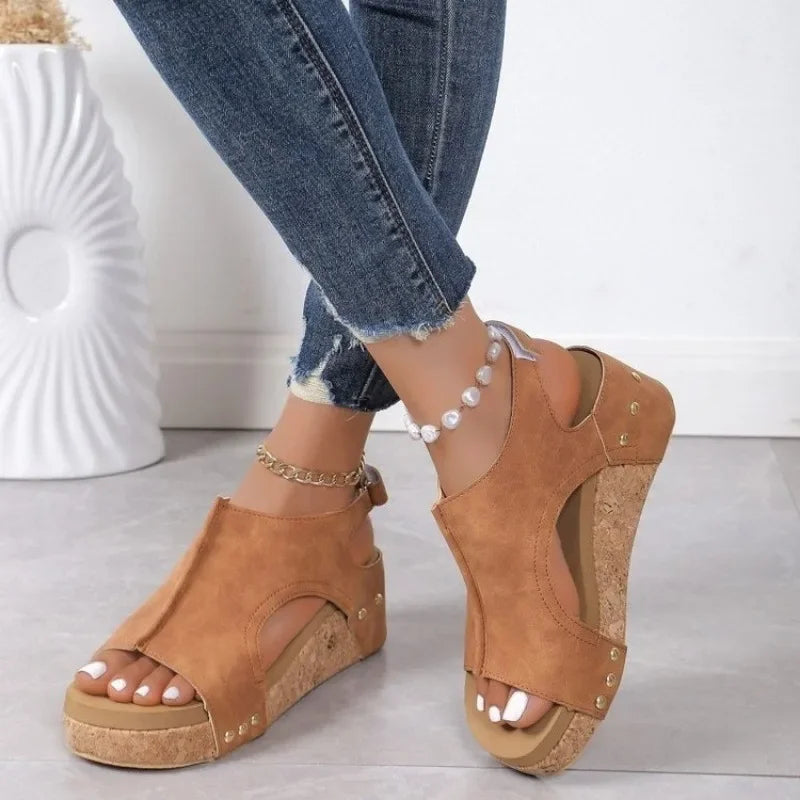 Moderne Wedge Sandaler for Kvinner