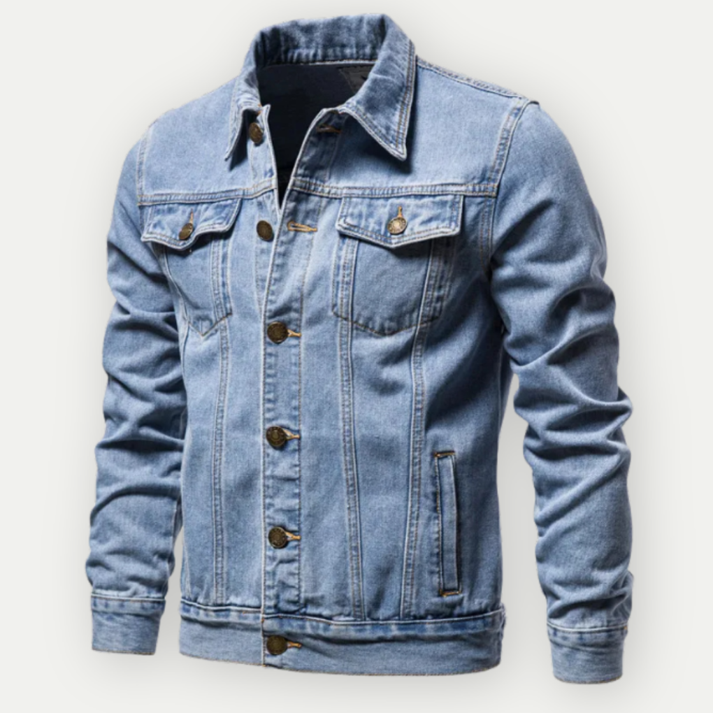 Herre Denim Trucker Jakke