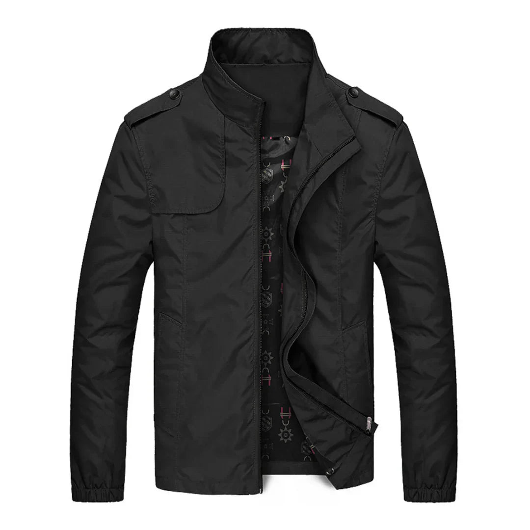 Menns Zip-Up Hverdag Jakke
