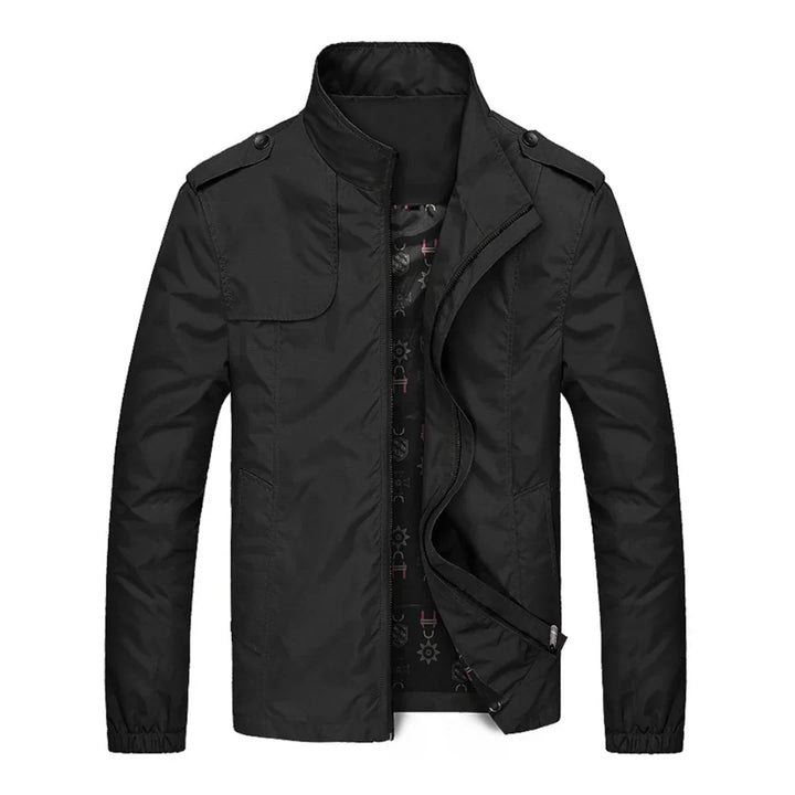 Menns Zip-Up Hverdag Jakke