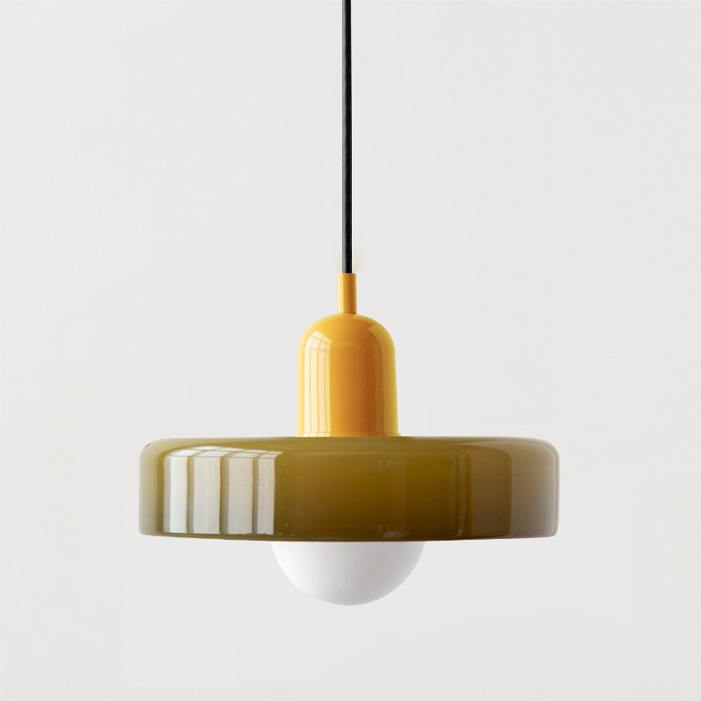 Fargerik takpendel i Bauhaus-stil - StiloGlas
