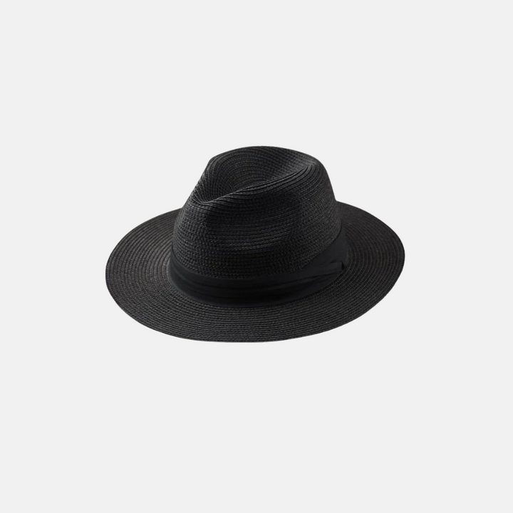 Stråhatt Bred Skjerm Solbeskyttelse