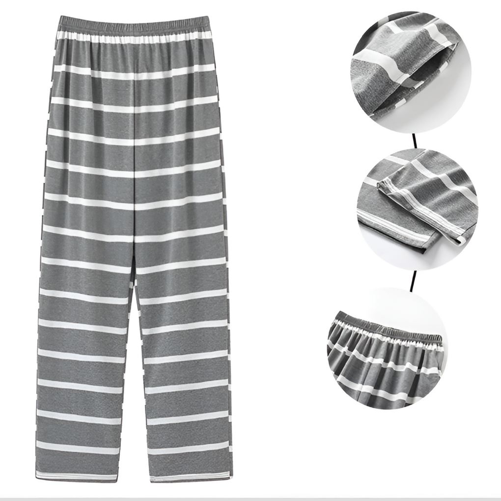 3-Pakke Flanell Herre Pyjama Bukser