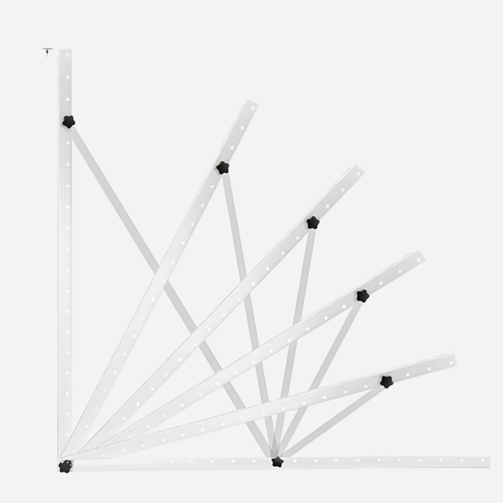 2-Delt Solcellepanel Montering Kit