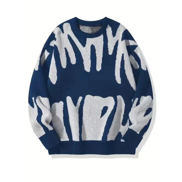 Casual Strikket Pullover med Myk Tekstur og Moderne Passform