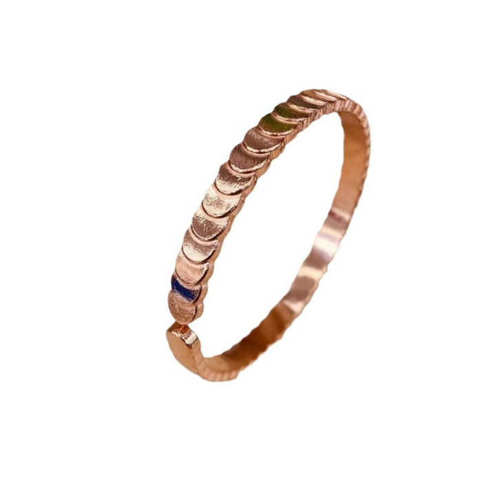Trinnet Armbånd Glitrende Bangle