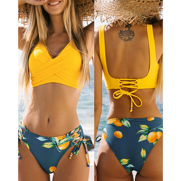 Maya – Kvinners 2-Dels Strand Bikini – Livlig Sommerstil