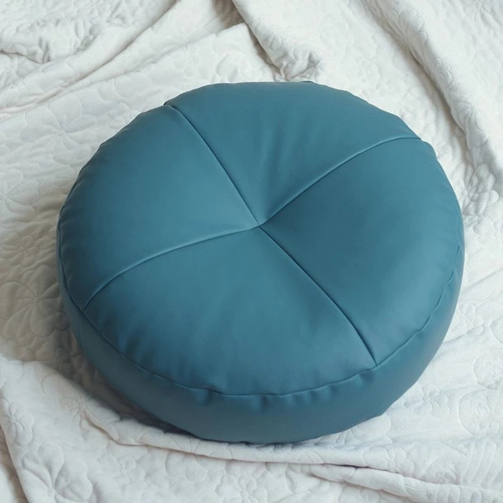 Nappa Lær Japansk Stil Pute – Minimalistisk Komfort med et Luksuriøst Preg