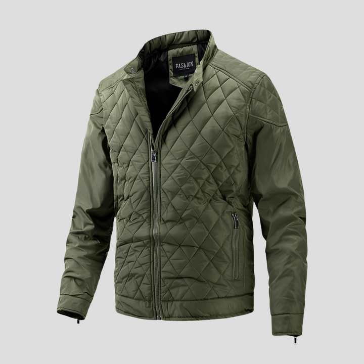 Herre Quilted Jakke – Elegant og Allsidig