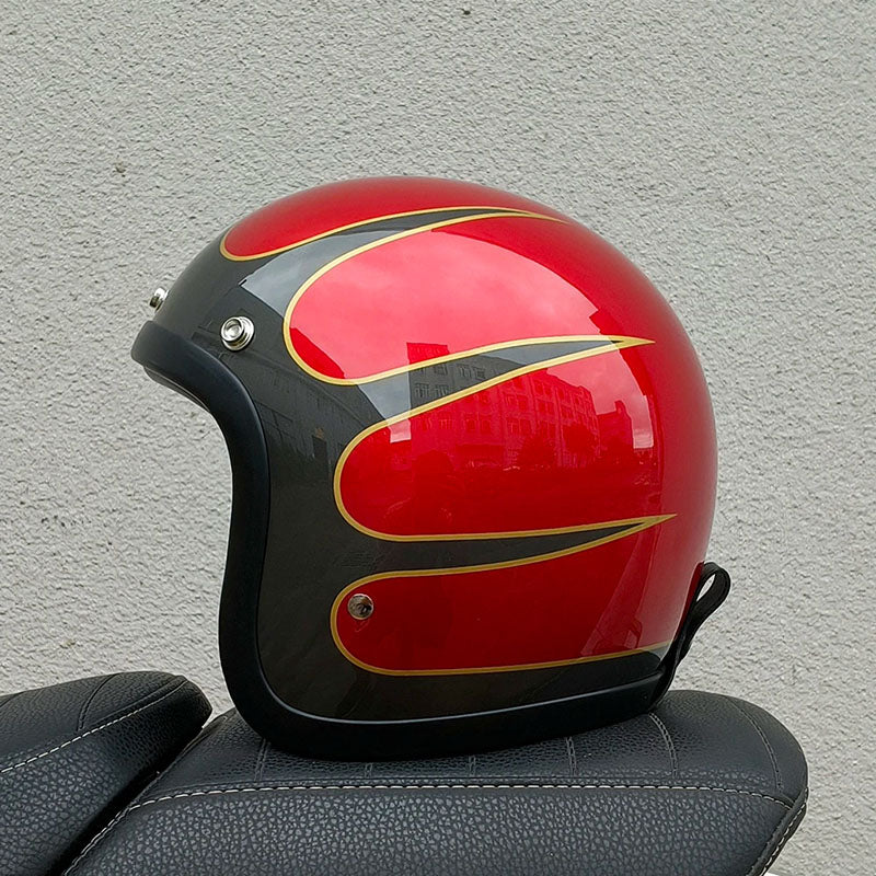 Vintage AeroGuard-hjelm sertifisert etter DOT- og ECE-standard