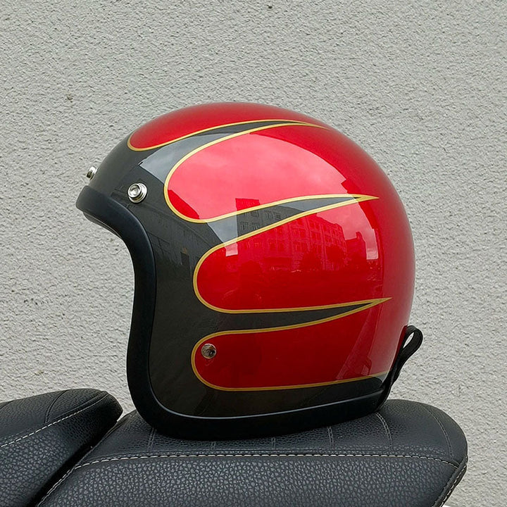 Vintage AeroGuard-hjelm sertifisert etter DOT- og ECE-standard