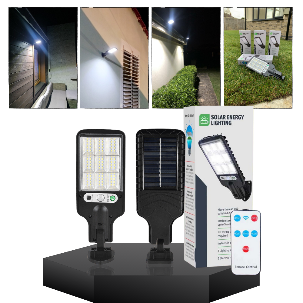 Utendørs LED-solcellelampe med bevegelsessensor – Raylux Motion