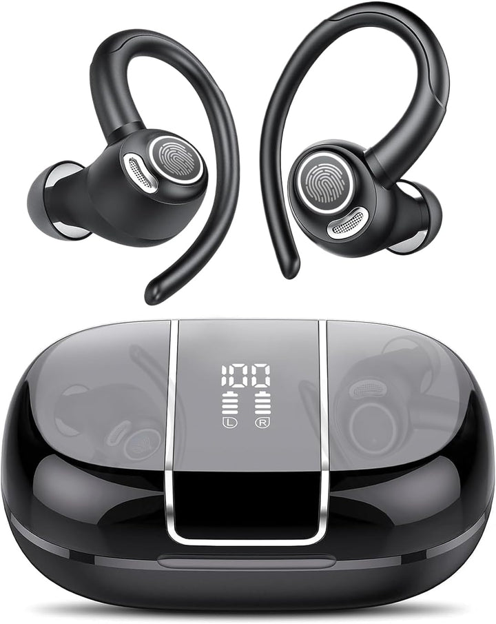 Langattomat Bluetooth 5.3 -urheilukuulokkeet äänieristyksellä ja 48 tunnin toistoajalla – Zeyora