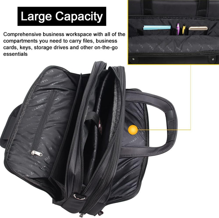 Herrenes Lerretsbag for Laptop og Business