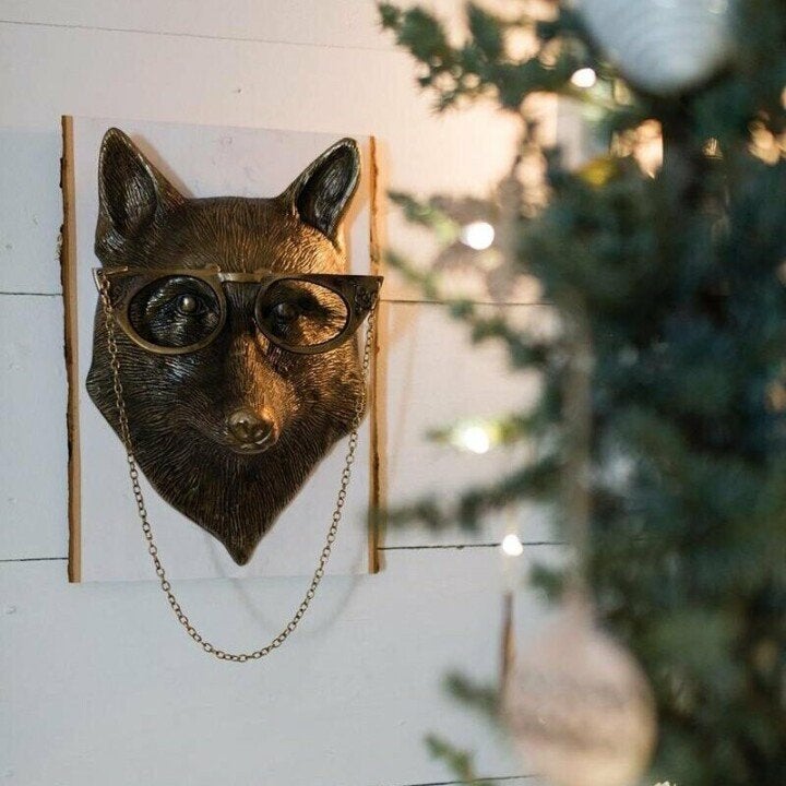 Leikkisä eläinpää-seinäkoriste - WallCritters