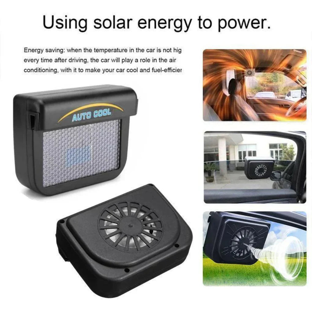 Kjøretøy Solardrevet Bilventilasjon Vindu Vifte