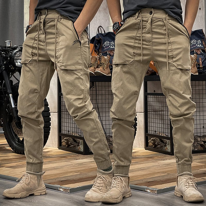 Menns Stretch Cargo Bukser – Rugged Utility med Hverdag Komfort