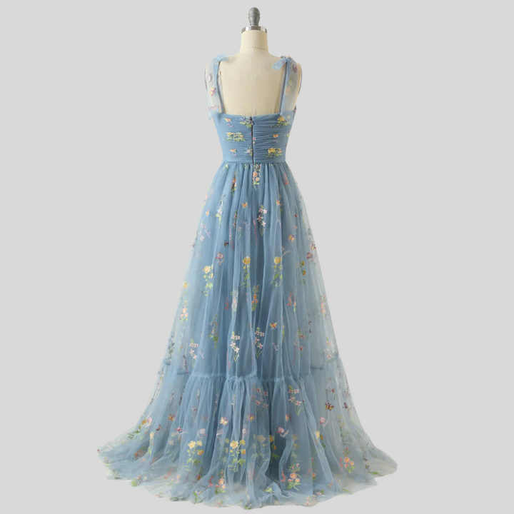Elegant Brodert Tulle Ballkjole – Uttalelse Kveldsantrekk