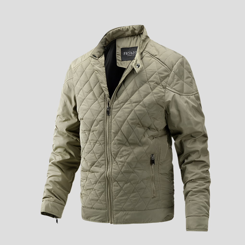 Herre Quilted Jakke – Elegant og Allsidig