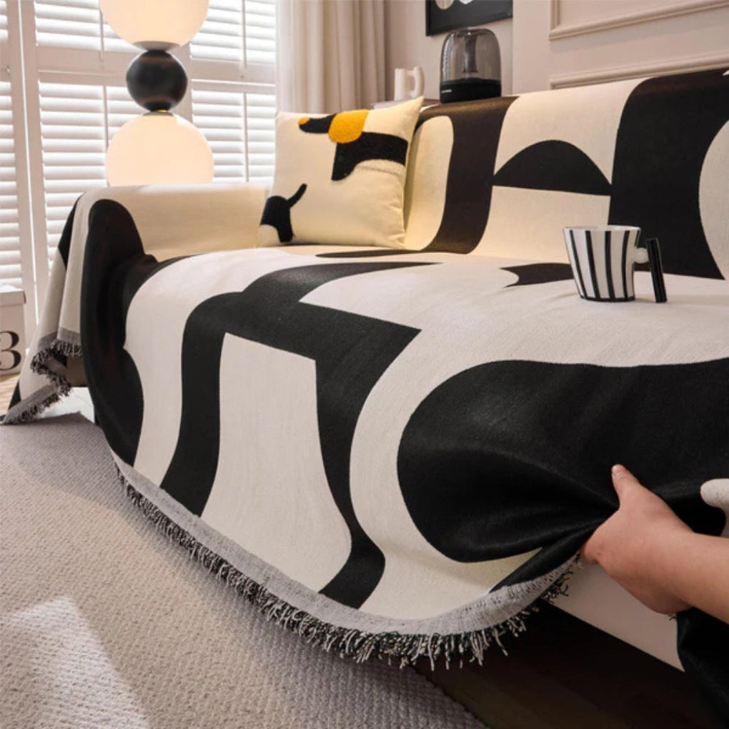 Moderne Geometrisk Sofa Deksel