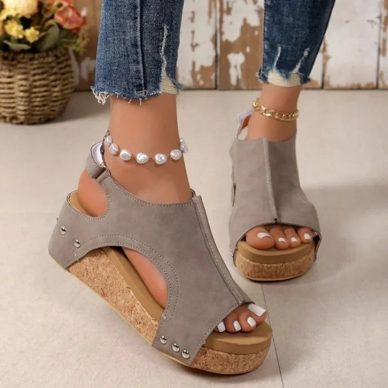 Moderne Wedge Sandaler for Kvinner